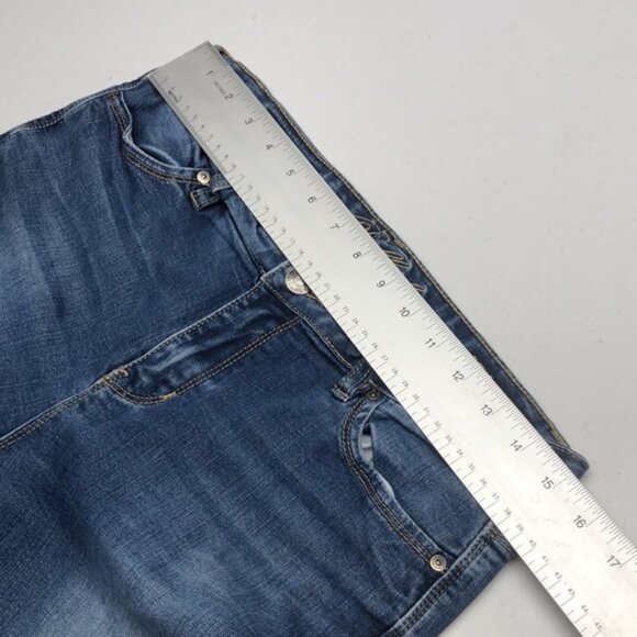 PREMIUM DAVID BITTON MISHA MID-RISE STRAIGHT LEG JEANS 30x30 - Picture 12 of 14